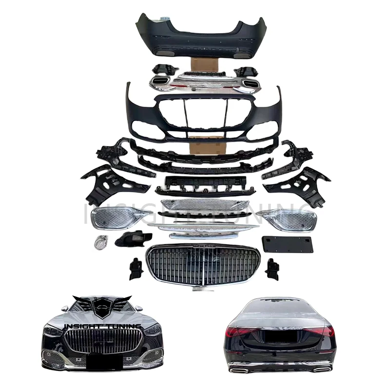 

Upgrade Modification KitAuto Parts W223 Maybachs Design Car Bumpers Conversion Bodykit For Mercedes Benz W223 S Class Body Kit