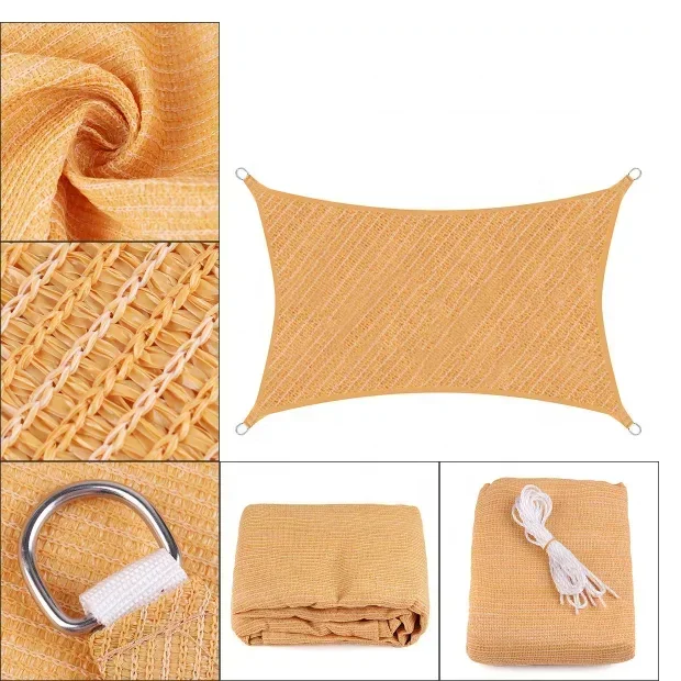 

Shade Sails Nets Fabric Shade Cloth 100% hdpe Sun Shade Sail 5x4 Waterproof