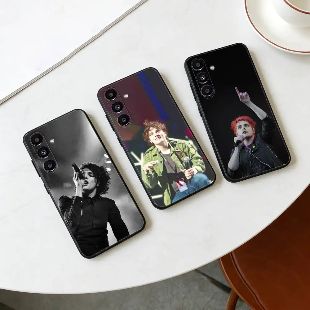 

Gerard Way Phone Case For Samsung Galaxy A91,80,73,72 ,71,53,52,32 ,31,22,21s,20,Soft Black Case