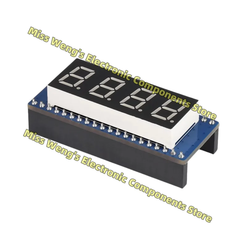 Pico-8SEG-LED 4-digit 8-segment digital tube expansion board 0.4 inch LED red 74HC595 SPI interface