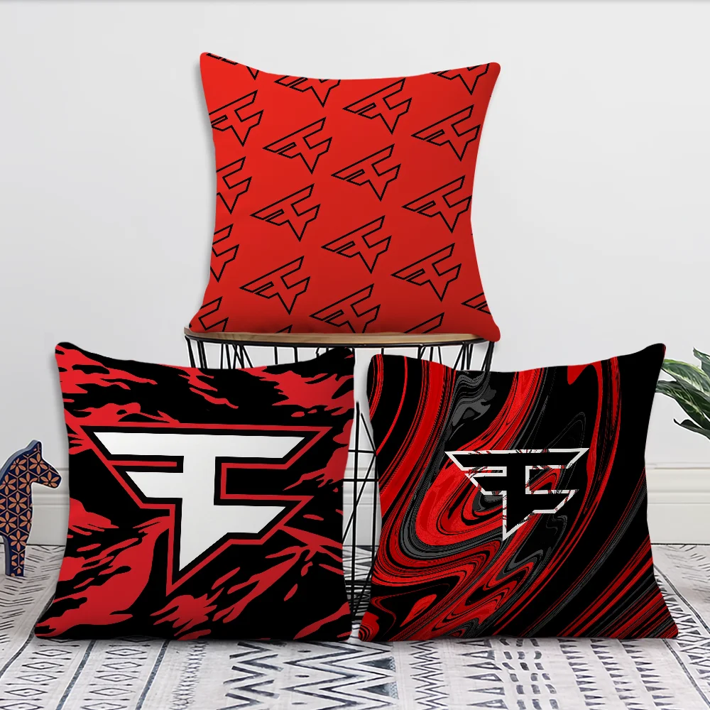 Esports F-FaZe-Clan Cool Fashion Team cover Living Room Headboard Office Cushion Bedroom Cushion Sofa Nap Time Pillow Case