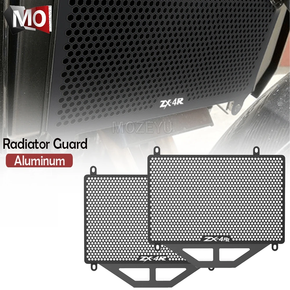 

Motorcycle Accessories CNC Radiator Guard Grille Cover Cooler Protection For Kawasaki Ninja ZX-4RR ZX-4R SE ZX4RR ZX4R 2023 2024