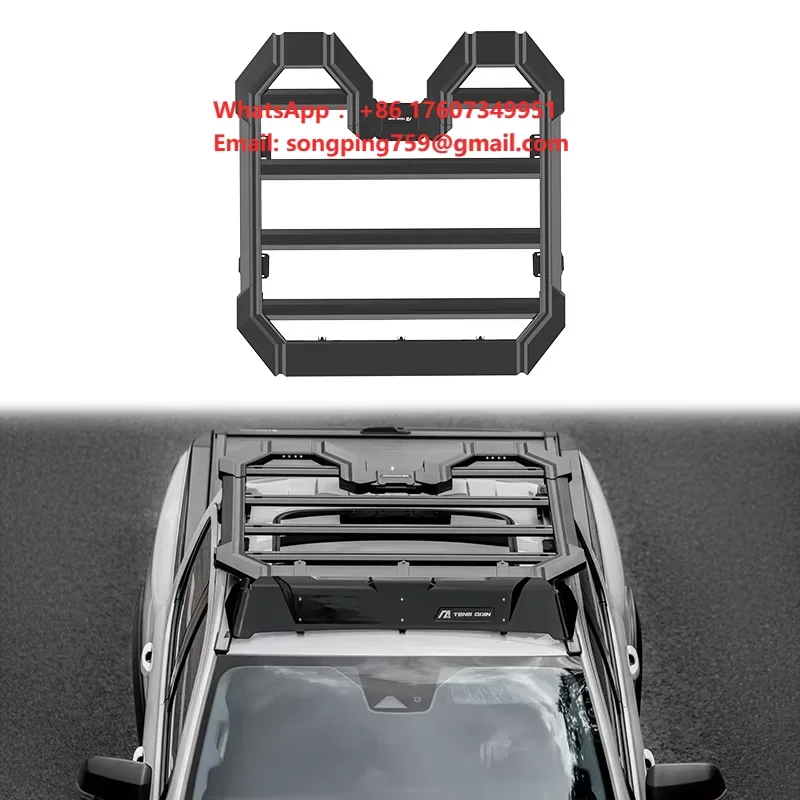 New Upgrade 4X4 Off Road Cargo Carriers Car Roof Luggage Racks Platform Aluminum Roof Racks for Ford Ranger Accessories