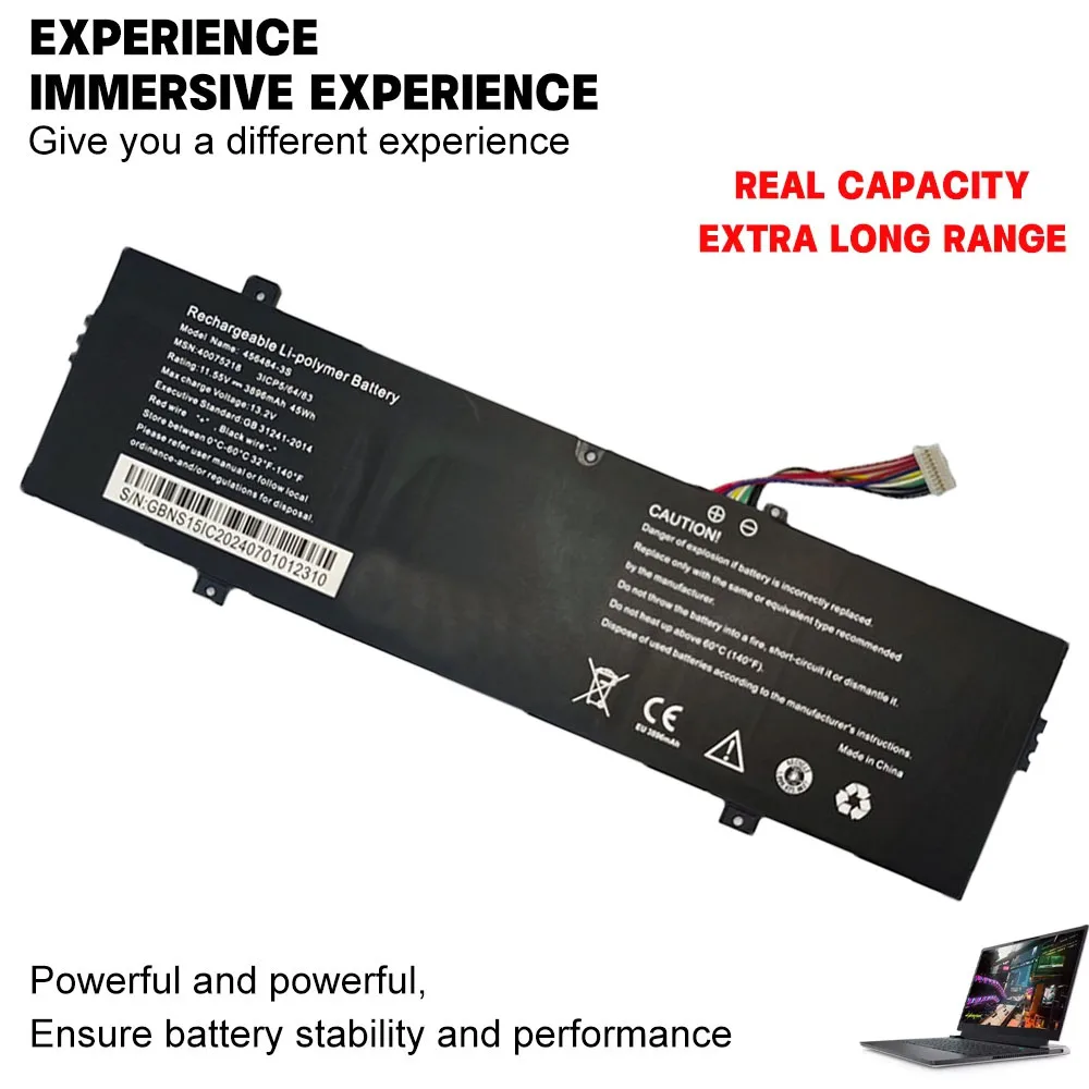 Safe and Durable 456484-3S Laptop battery For Medion Akoya E14304 MD63780 E15303 MD62063 MD62021 MD62113 MD62129 MD62130