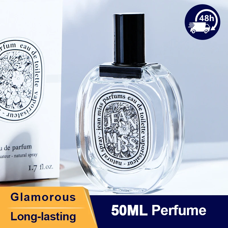 

50ml Perfume Hombre Romantic Fresh Natural Lasting Fig Fragrance Light Perfume Sandalwood Men and Women Perfume Flirt