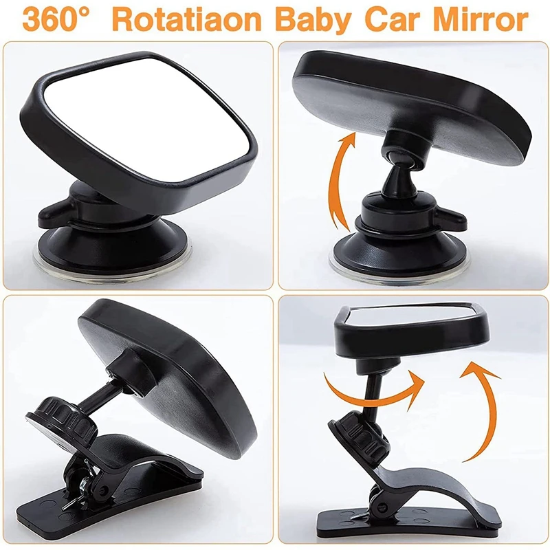 Universal Car Rearview Mirror Car Adjustable Baby Car Mirror Car Baby Observation Auxiliary Mirror For Cars Suvs Trucks