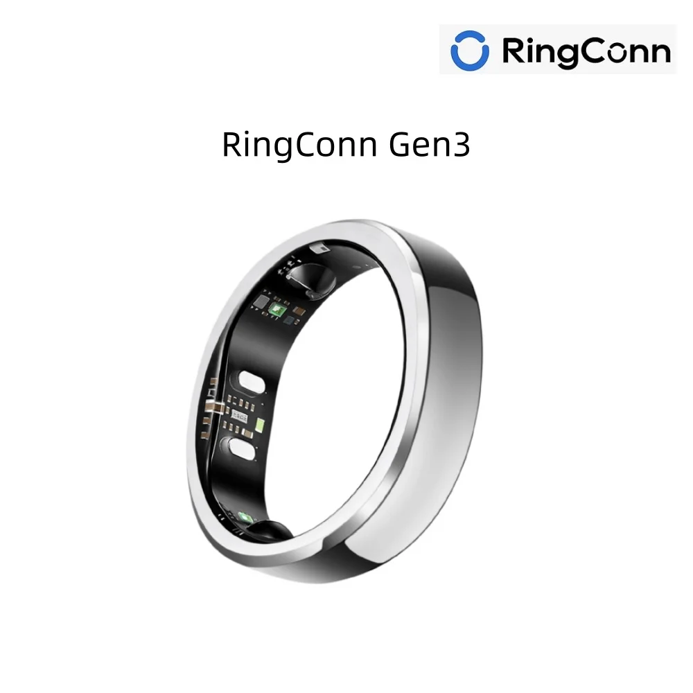 RingConn Gen 3、血管の変化を監視するスマートリング、振動アラート、睡眠、フィットネス＆心拍数測定、14日間のバッテリー寿命