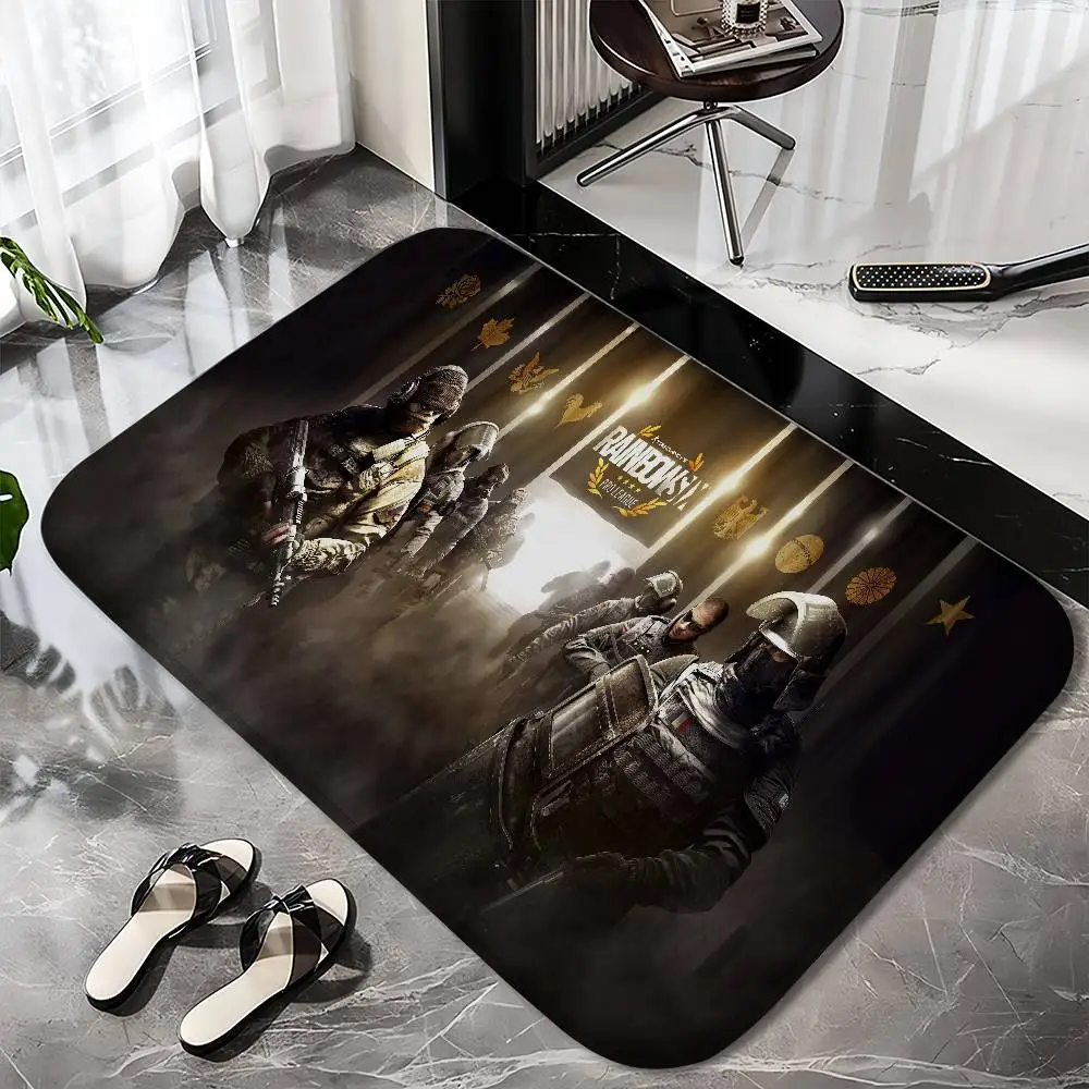 

Rainbow Six Floor Mat Printed Large Carpets Room And Bedroom Carpets Bathroom Anti Slip Door MATS Small Carpets