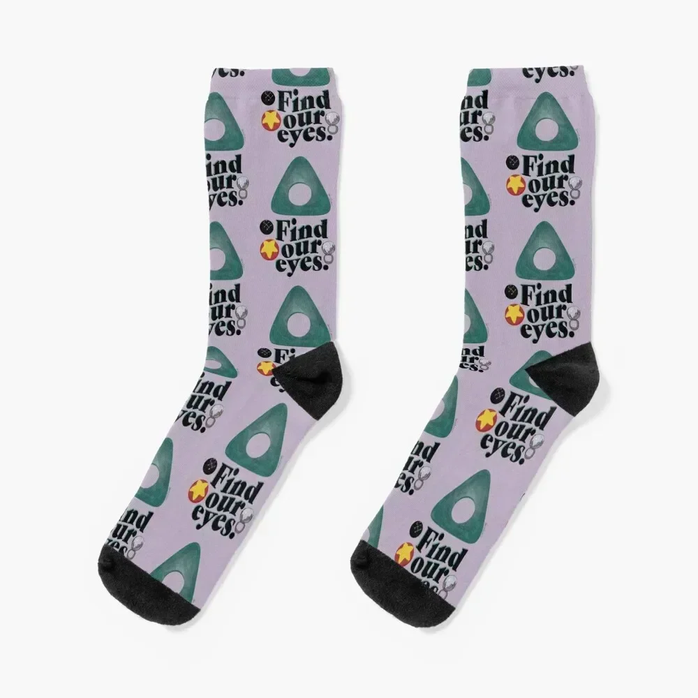 

Find Our Eyes Socks kids Run kawaii gifts Women Socks Men's
