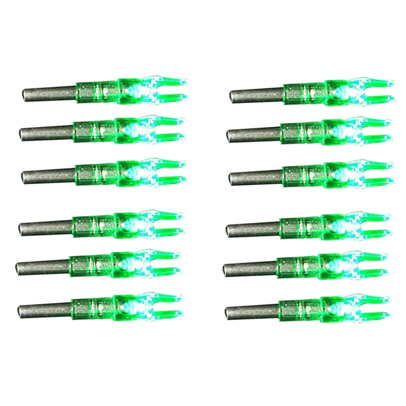 Luminous Archery Nock Tail LED Lighted Nock Tail Anti-Shake Hunting Compound Bow Shaft Parts Od6.2 Shaft