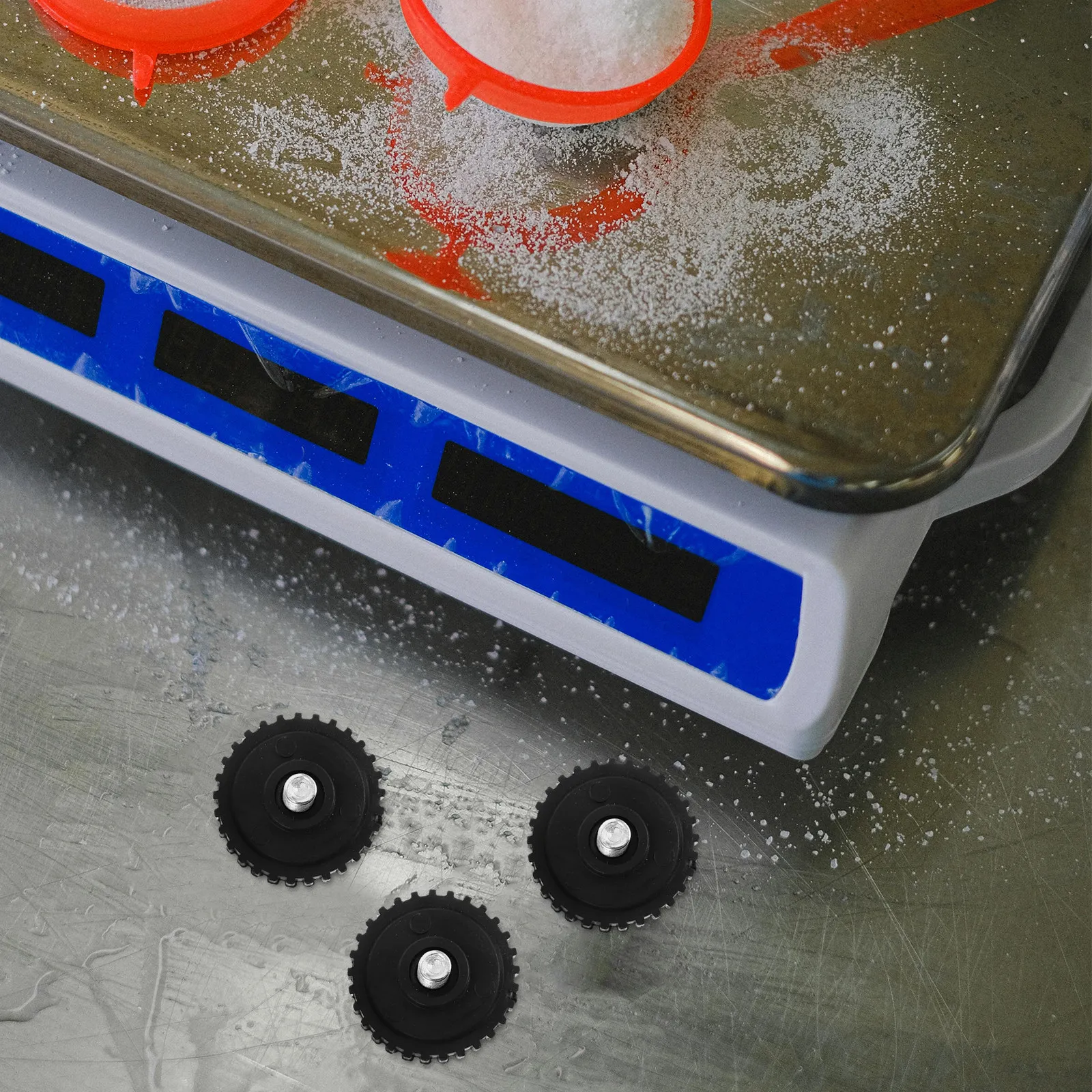 4Pcs Kitchen Digital Scale Rubber Feet Replacement Folding Support Bottom Bumpers Anti Slip Parts for Pocket Cooking Jewelry