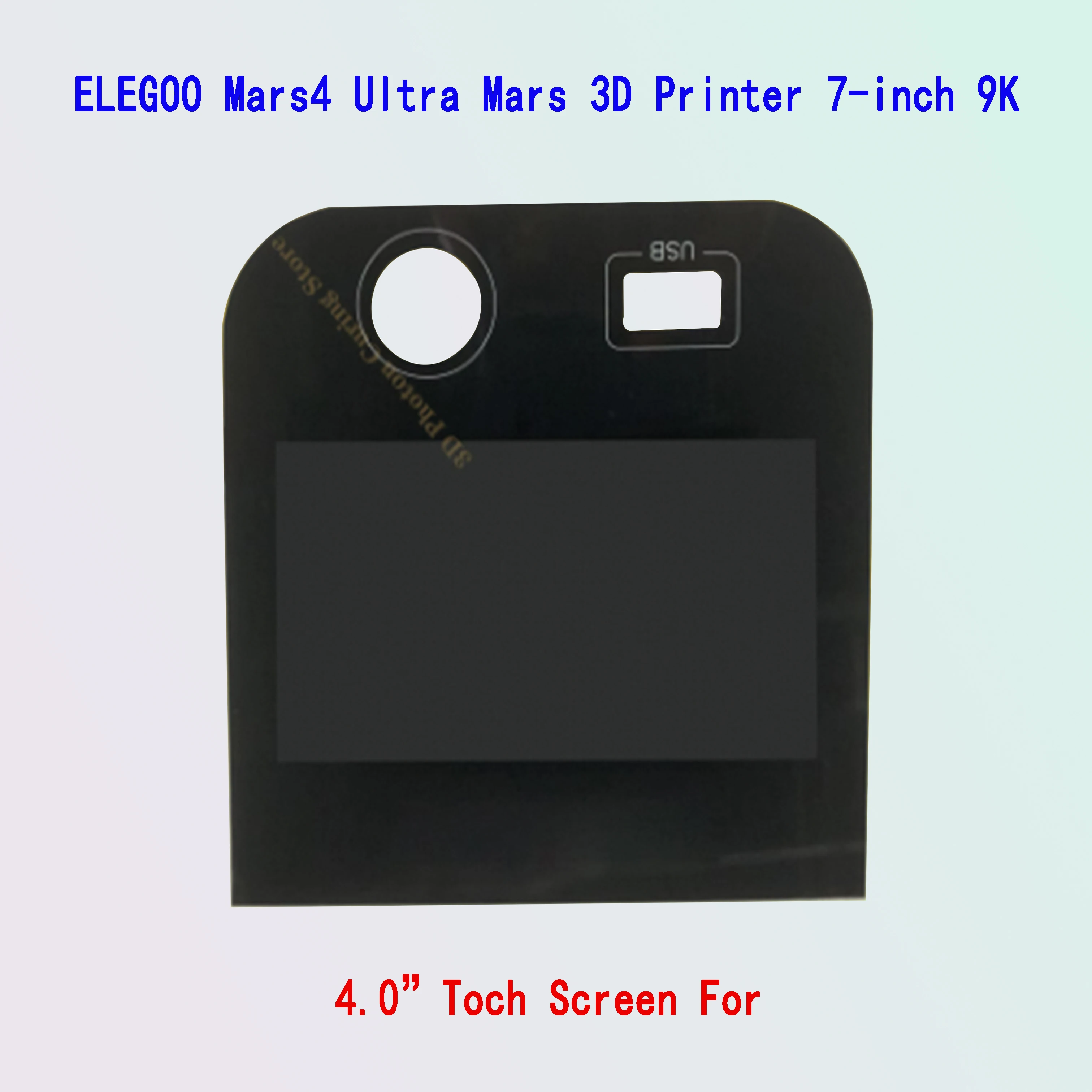 3D Printer 7-inch 9K 4.0-inch Toch Screen For ELEGOO Mars 3 PRO Mars 4 Ultra Mars 3D Printer Fragile Parts Replacement Parts