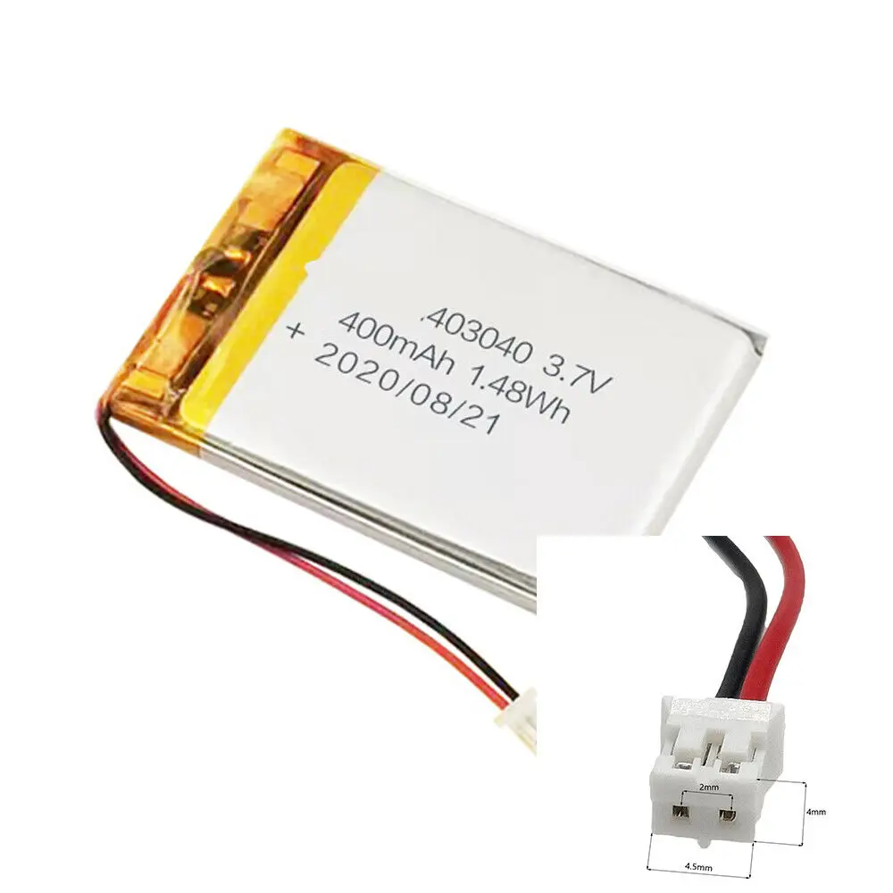 

Rechargeable 3.7V 400Mah 403040 Lithium Polymer Ion Battery For MP3 CHARGING TREASURE POWER MP289 ELECTRIC TOYS SMART WATCH