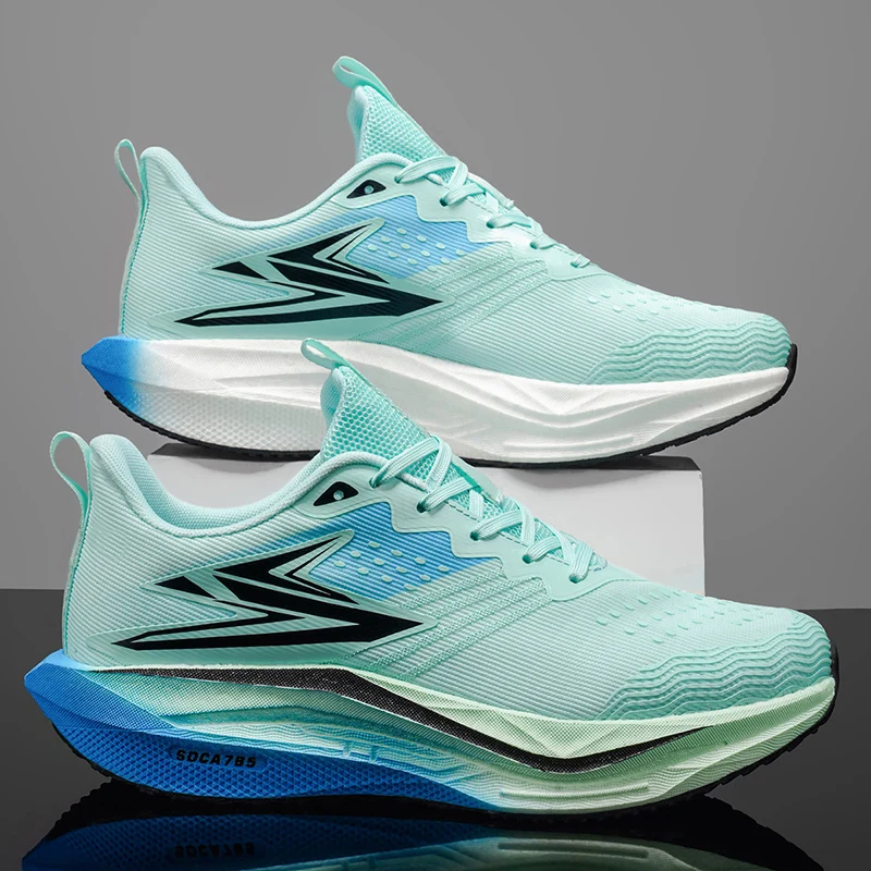 

Marathon Running Shoes Men Sports Carbon Board Breathable Lightweight Comfortable Women's Athletic Cushion Stability Sneakers