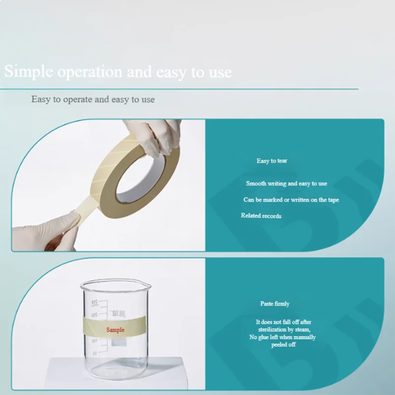1 roll of sterilization indicator gel, indicator strip, enzyme label strip label