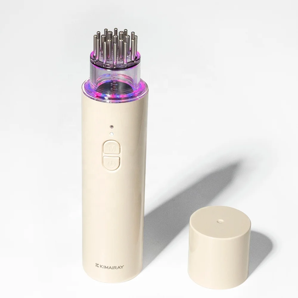 

Anti-Hair Loss Care Electric Scalp Massager Brush Serum Oil Applicator Hair Growth Comb Serum Dispenser Oil Applicator