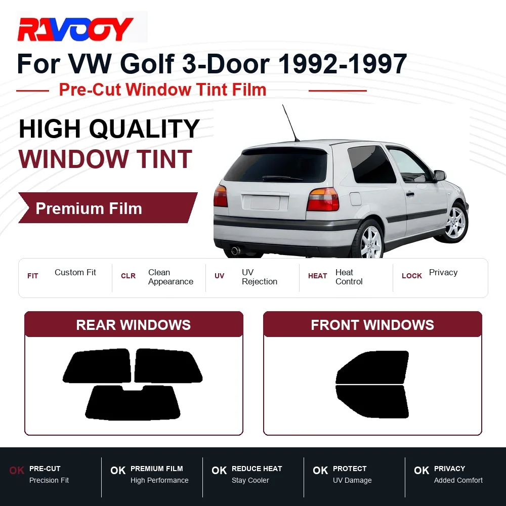 premium-pre-cut-window-tint-for-vw-golf-3-door-1992-1997-front-rear-windows-uv-heat-rejection-privacy-film