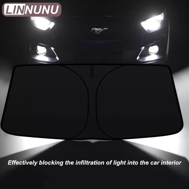 LINNUNU For Chery Arrizo 8 Sunshades UV Protection Curtain Sun Shade Visor Front Windshield Privacy Protector Car Accessories