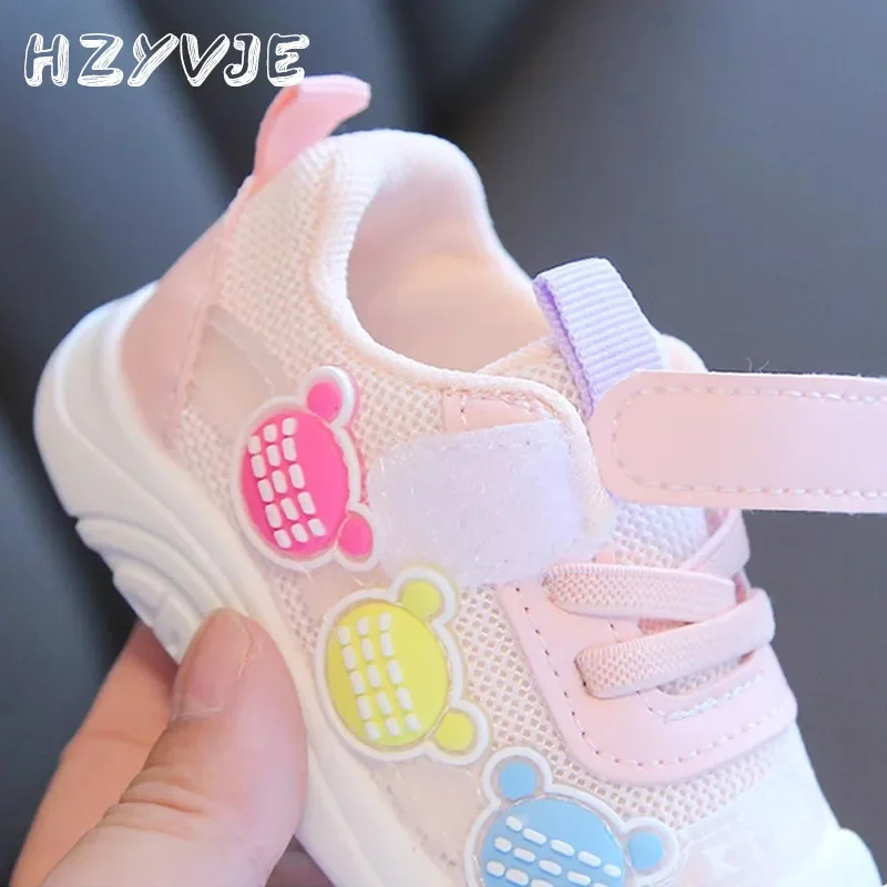 Spring and Autumn Baby Anti Slip Soft Sole Walking Shoes Opportunities Shoes Boy\'s and Girl\'s Mesh Upper Breathable Casual Shoes