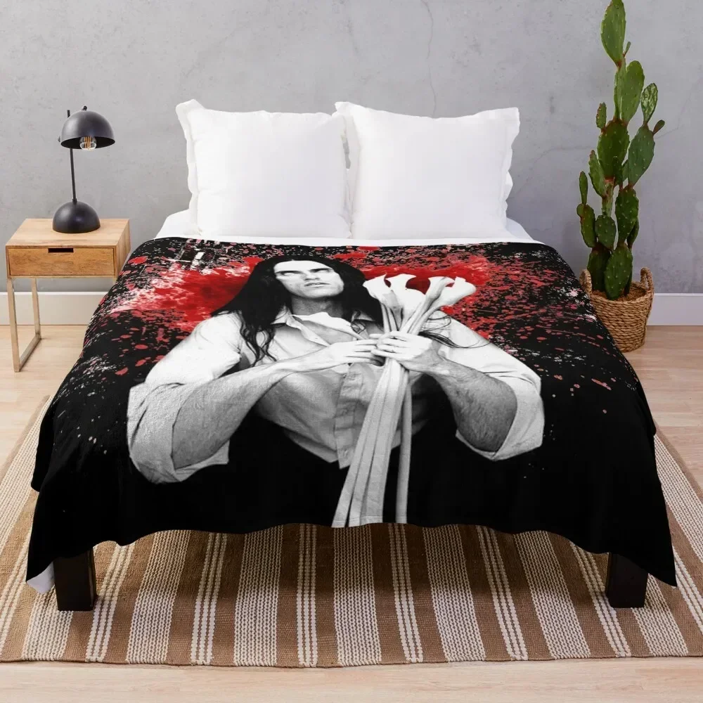 

PETER STEELE BLOOD Throw Blanket Quilt Extra Large Throw Blankets