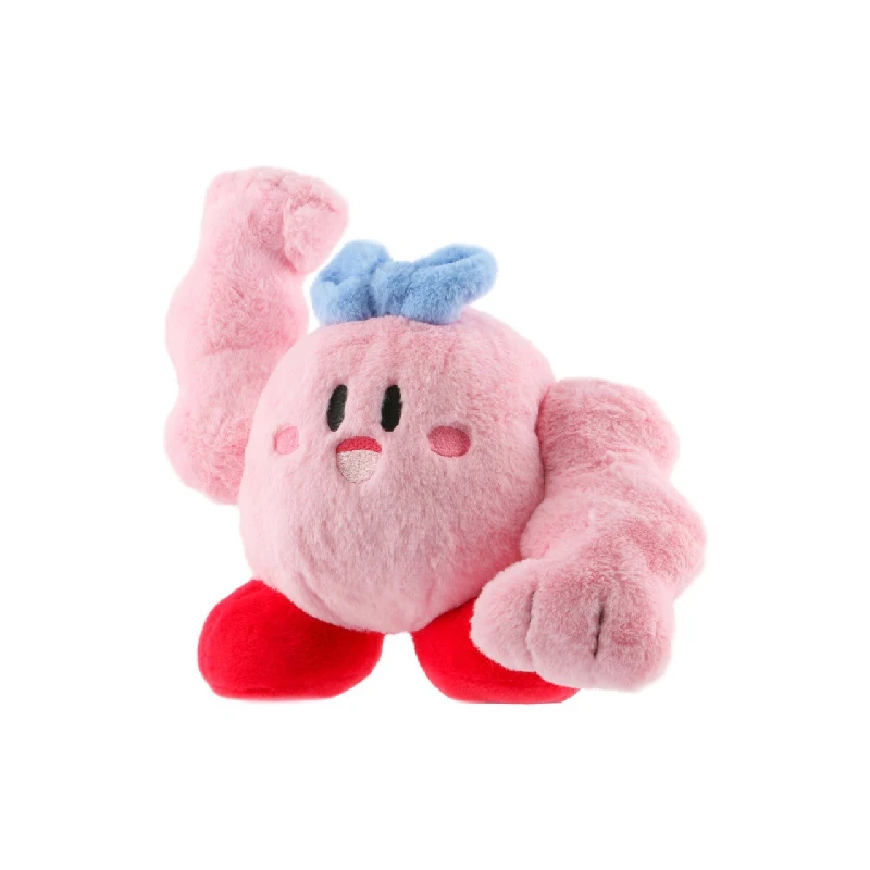 Cartoon Muscle Kirby peluche cuscino bambola peluche peluche per bambini decorazione della casa gioco Hercules feroce regalo di giorno del ragazzo