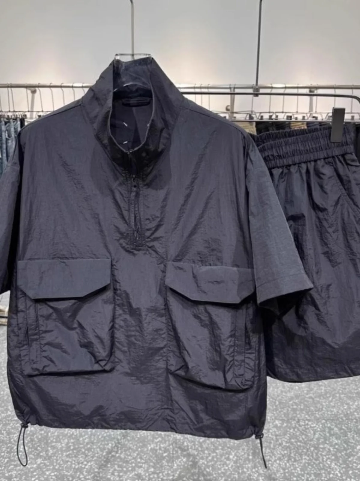 lightweight-qui-dry-ort-sve-orts-set-for-men-summer-casual-workwear-jaet-loose-fit-two-piece-suit-lightweight-fabric