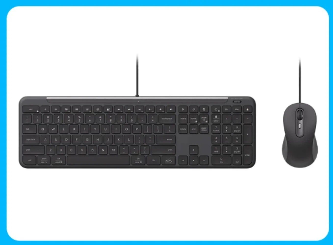 Full Size Wired Keyboard Mouse Combo For Logitech MK620 Split Pack Silent Office Set For Laptop Desktop Business Use (006)
