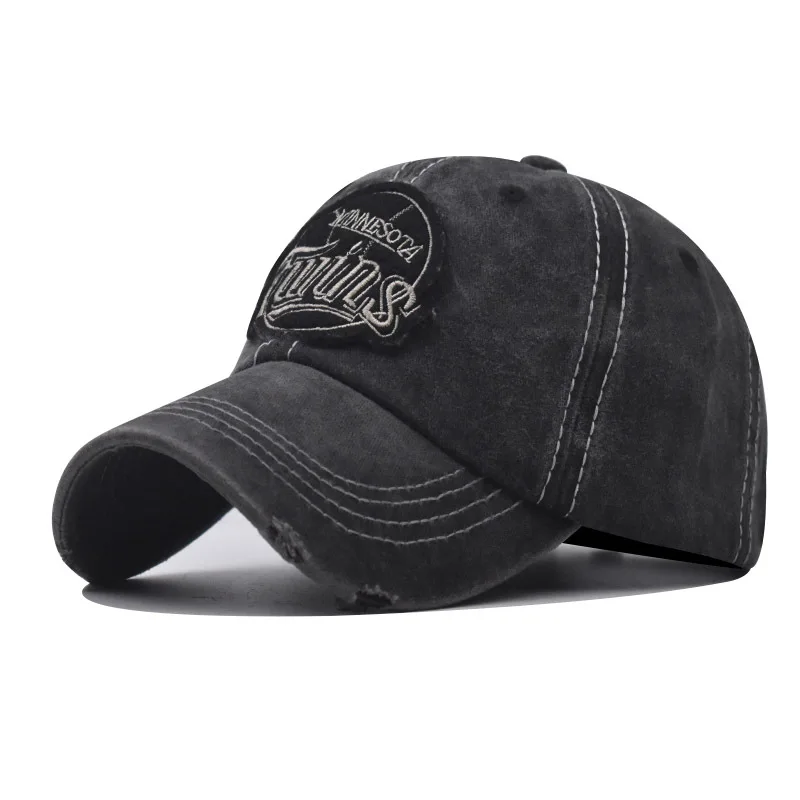 

Washed Cotton Embroidery Baseball Cap for Women Trucker Men's Hats Streetwear Snapback Gorras Hats Bone Casual Hip Hop Caps