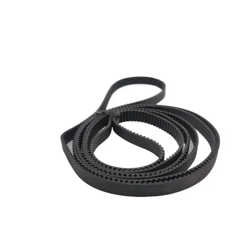 S2M 710 Synchronous Belt S2M-12 Closed-loop Rubber Timing Belts Width 8mm 12mm 10mm STD Black Timing Belt Length 710mm