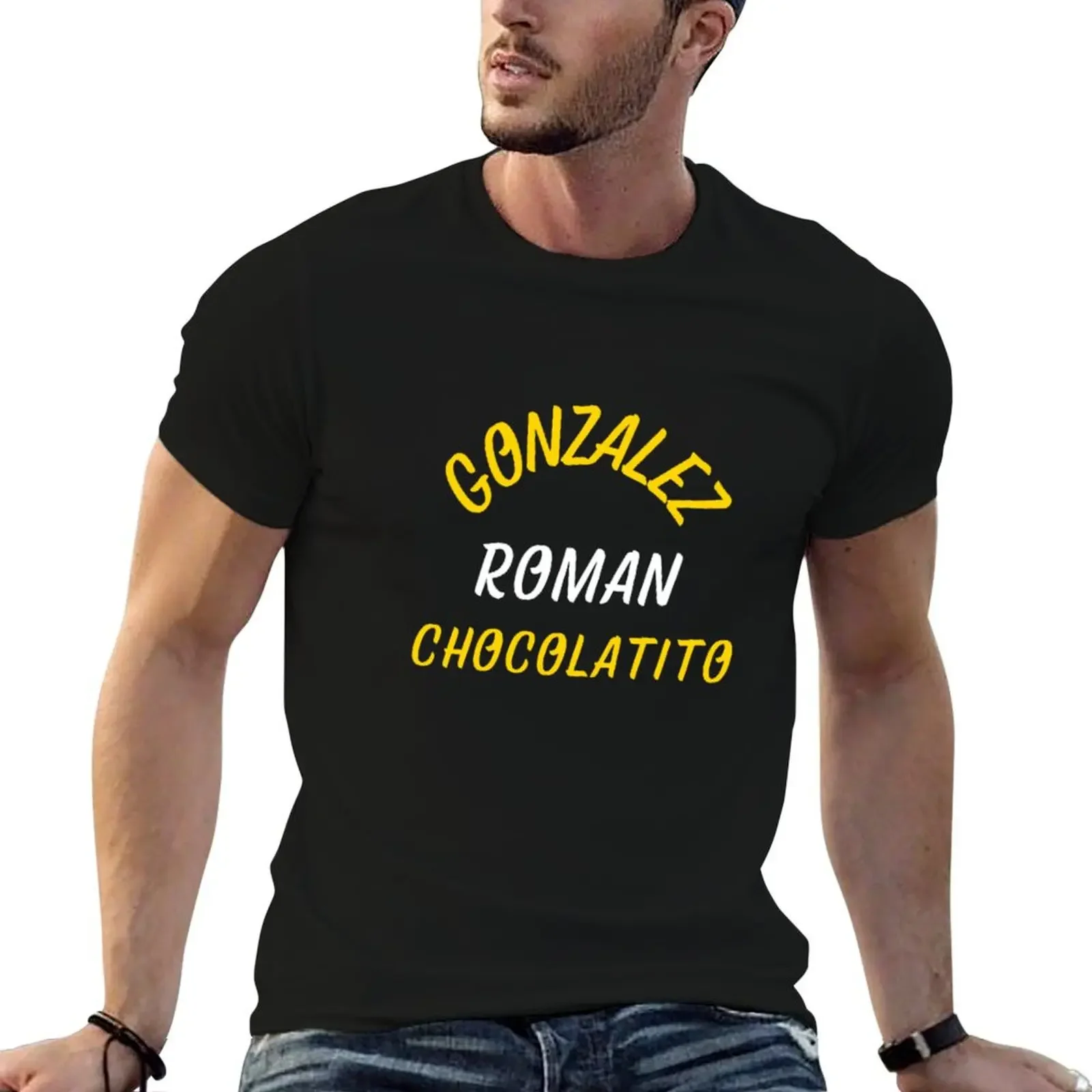 chocolatito roman gonzalez T-Shirt Anime t-shirt man t shirt blanks essential t shirt t shirt men 100℅ cotton