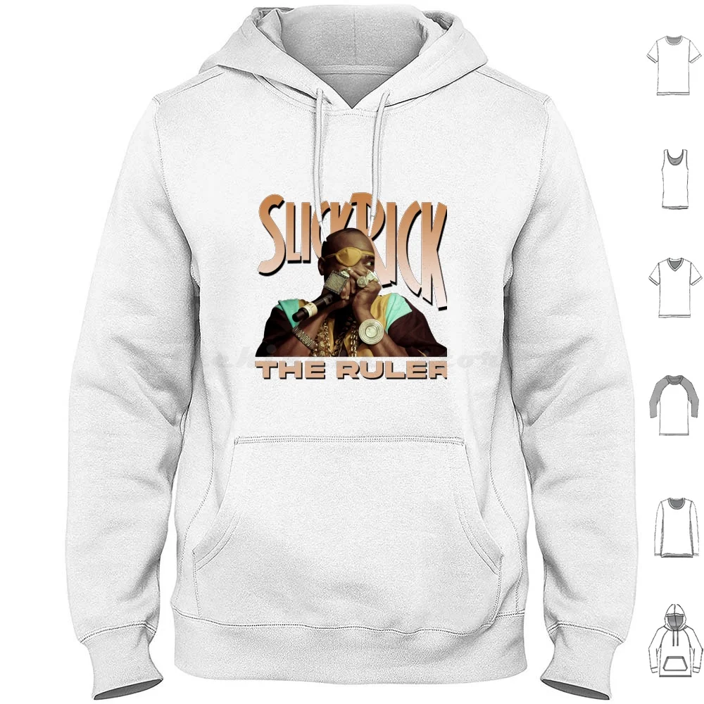 A Rapper Record Producer Slick Rick Hoodies Long Sleeve Big Daddy American Rapper Hip Hop Halloween Digable Planets