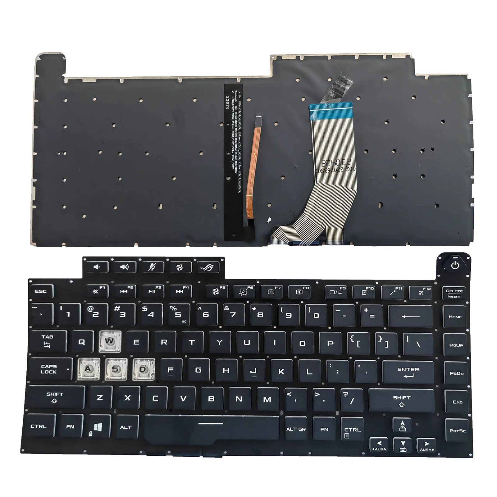 teclado retroiluminado colorido para asus rog strix novo s5d g531 g531gt gl531 g532 g532gt 01