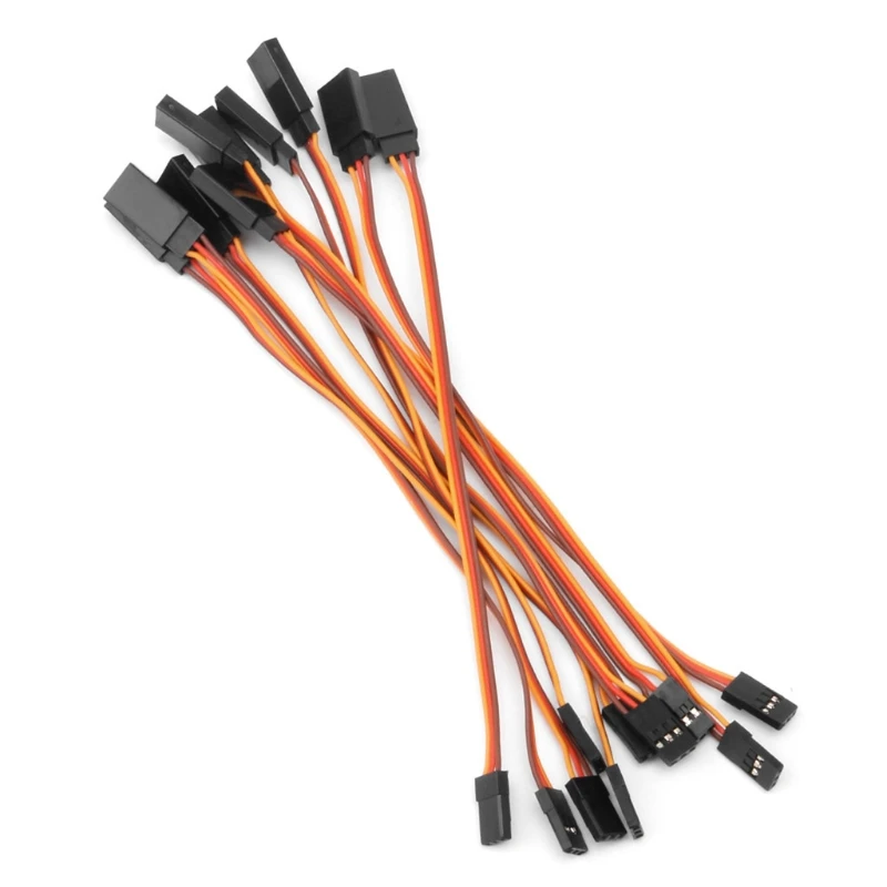 10 chiếc 150mm servo Dây nối dài Cáp dẫn cho Futaba 15cm Nam đến Nữ