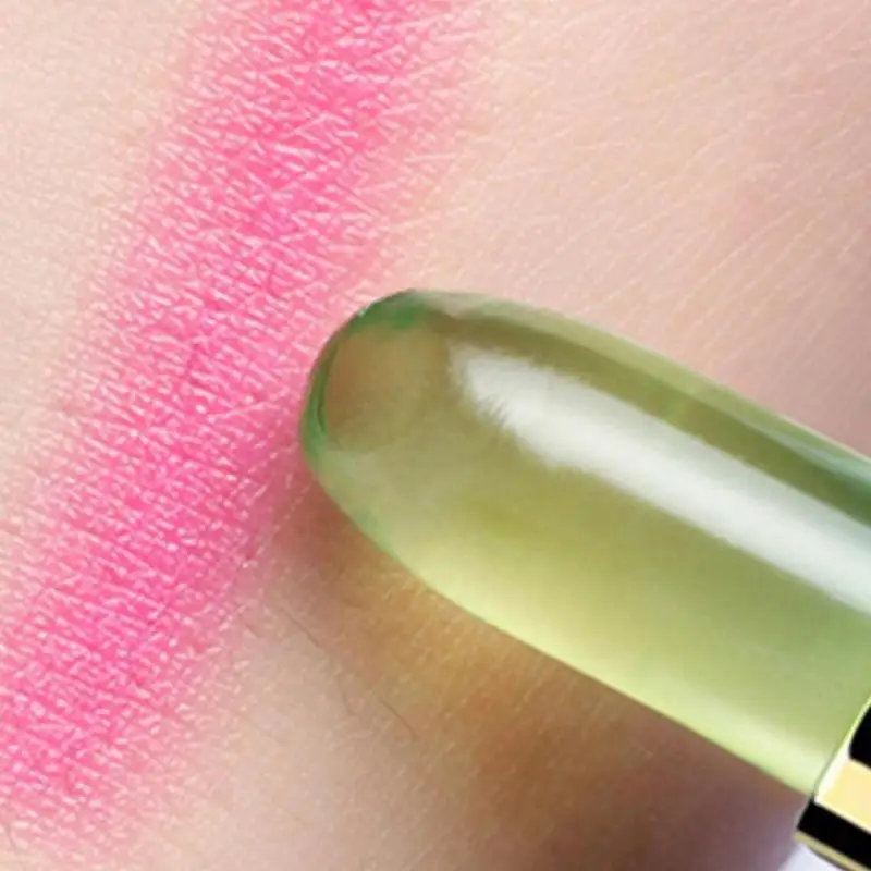 Color Changing Lipstick Moisturizing Aloe Lip Balm Long-lasting Magic PH Color Change Jelly Lipstick Tinted Makeup Lip