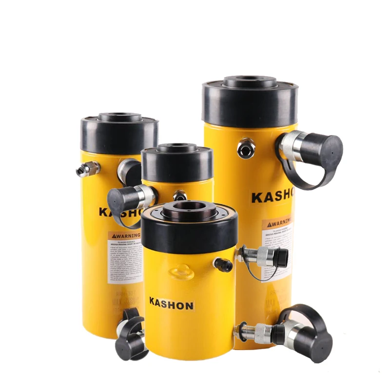 Alta qualidade RRH-603 700 Bar/10000 psi Cilindro hidráulico de pistão oco de dupla ação de alta pressão