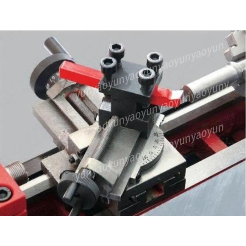 Precision Rotary Tool Holder Mini Slide Plate Fit SIEG C0 10154 Mini Lathe Stable Processing Auxiliary Component