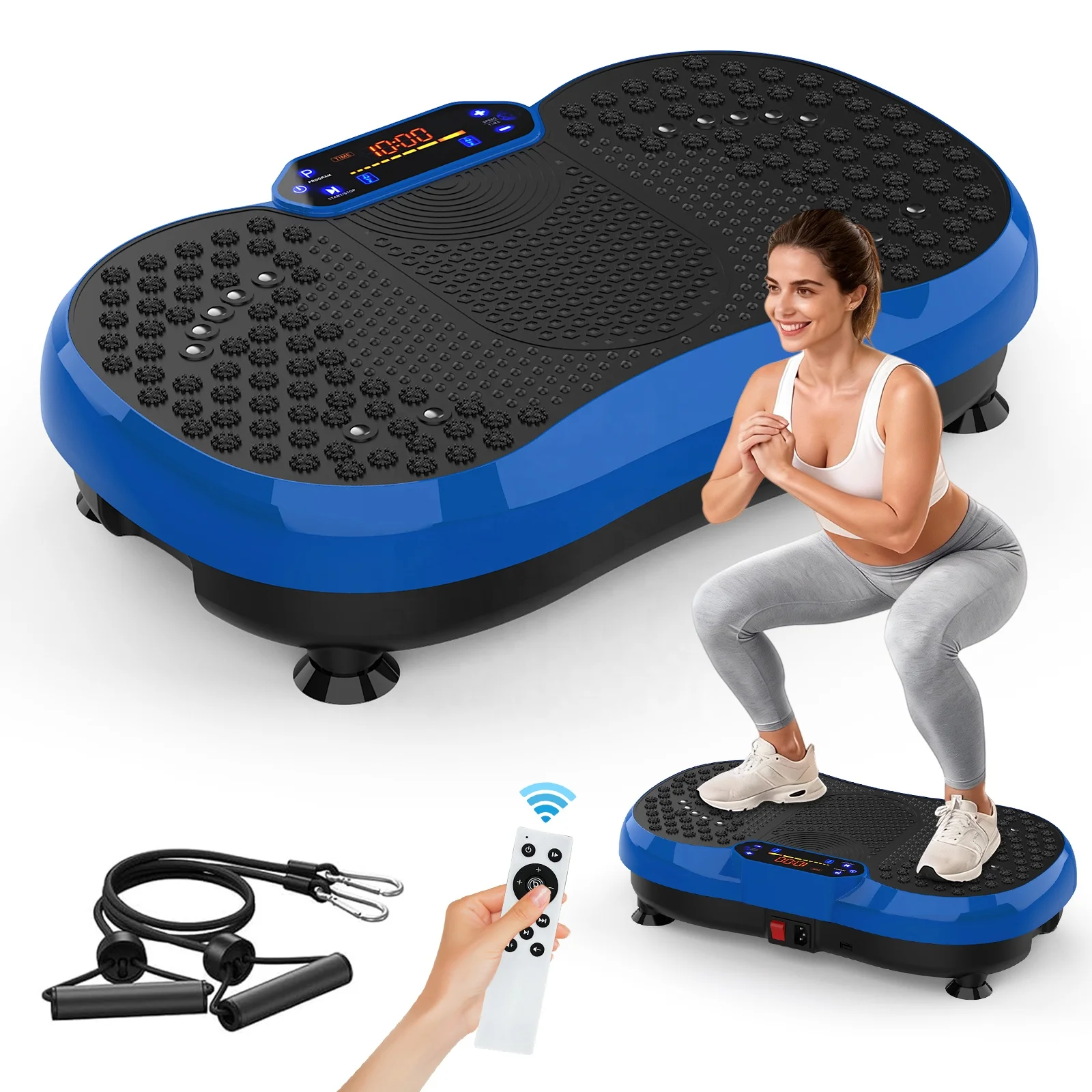 Hot Sale  Home Exercise  Vertical Eco-Friendly Home Fitness Vibration Plate Massage Body Shaping Abdominal Fat  Vertical