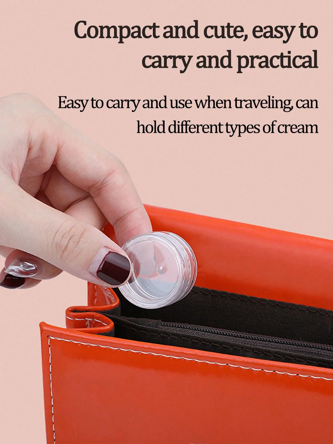 15 قطعة من حاويات SmalTiravel، 3/5/10/5/20 جرام عينة مع 5 قطع صغيرة من أجل مكياج الهدايا وكريمات الوجه المرطب لوتي