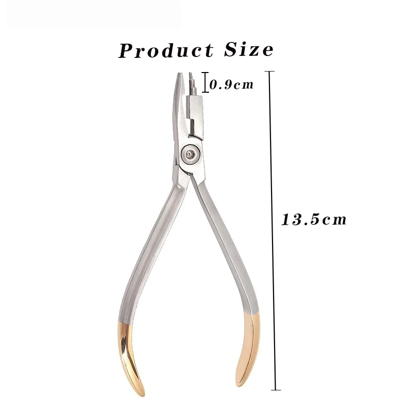 Dental Loop Bending Plier Orthodontic Omega Loop Forming Pliers Trapezoidal Tip Making Identical Loops Dentist Tool Forcep