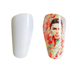 Free Shipping 10Pcs/Lot Sublimation Plastic Sports Shin Guards For Soccer Football Kid/Teenager/Adult Athlete Use