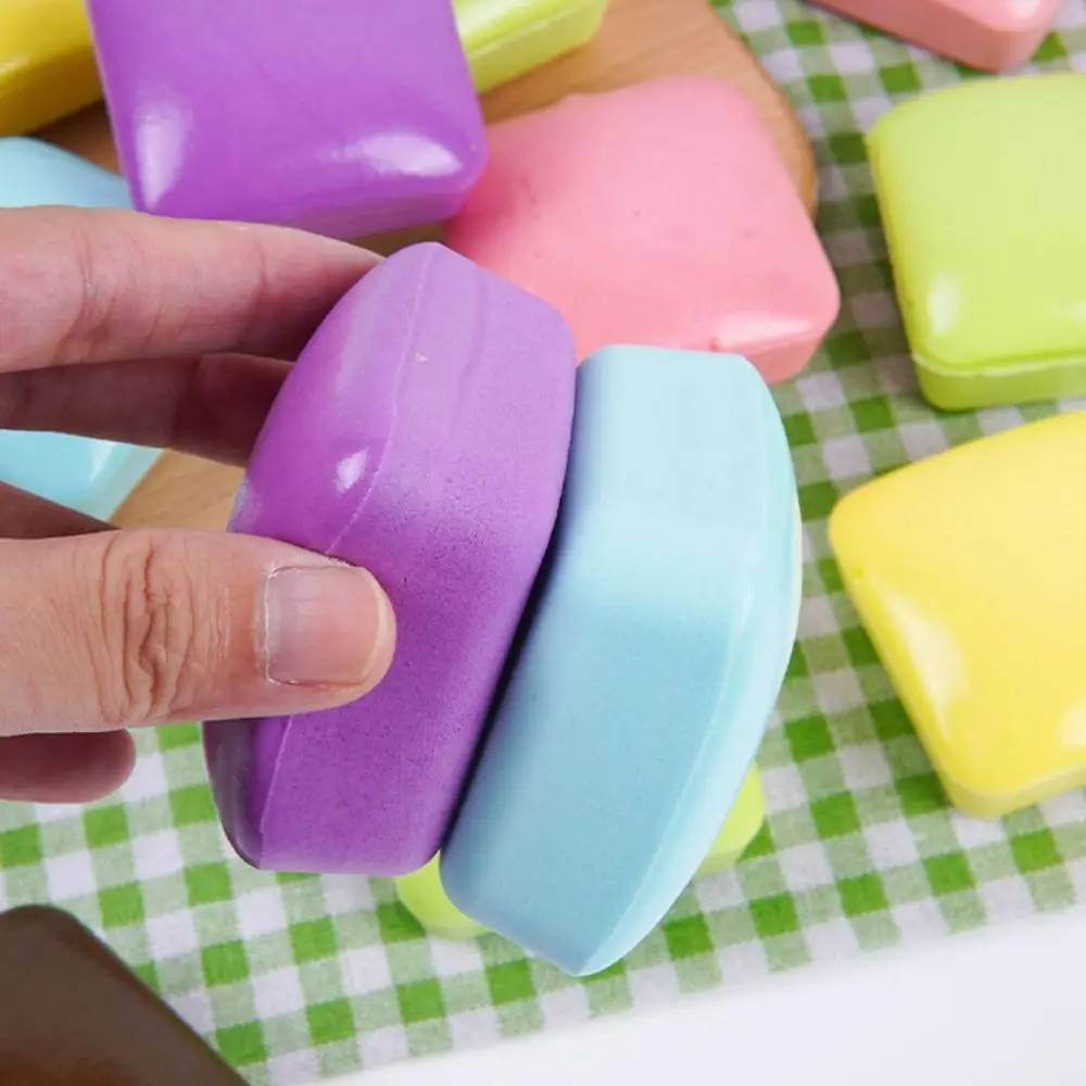 Novelty Square Simulation Bread Squeeze Super Soft 6cm Bread Squishy Anxiety Relief Realistic Toast Fidget Children's Gifts