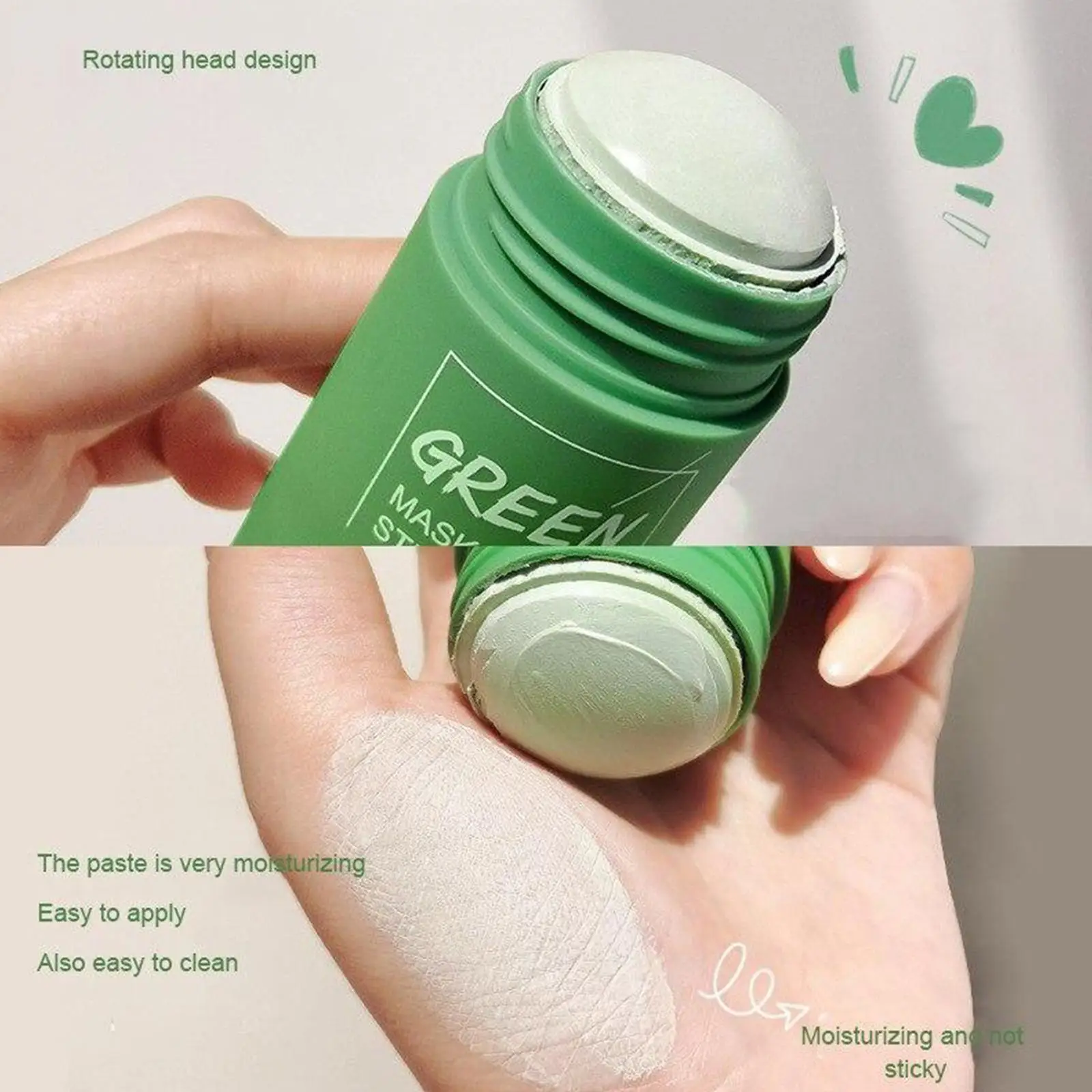 Meidian Green Tea Mask Moisturizing Deep Cleansing Remove Exfoliation Oily Film Mask Mud Stick Pores Control Smearing Black