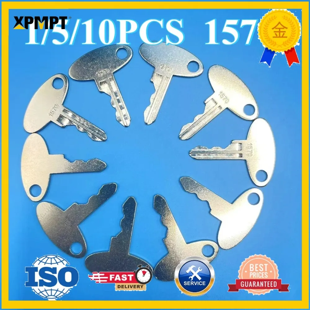 1570 1/5/10PCS Ignition Keys Compatible With Vermeer Chipper 935 Compatible With Wacker L30