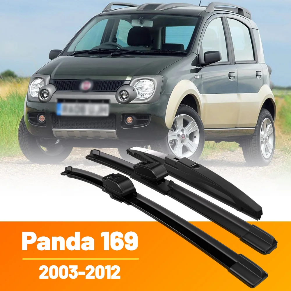 

For Fiat Panda 169 2003-2012 2004 2005 2006 2007 Wiper Front&Rear Wiper Blades Windshield Windscreen Window Brushes 22"+16"+13"