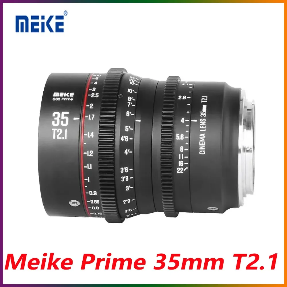 

MEKE Prime 35mm T2.1 Super 35 Frame Cinema Camera Systems for EF-Mount/PL-Mount Cameras