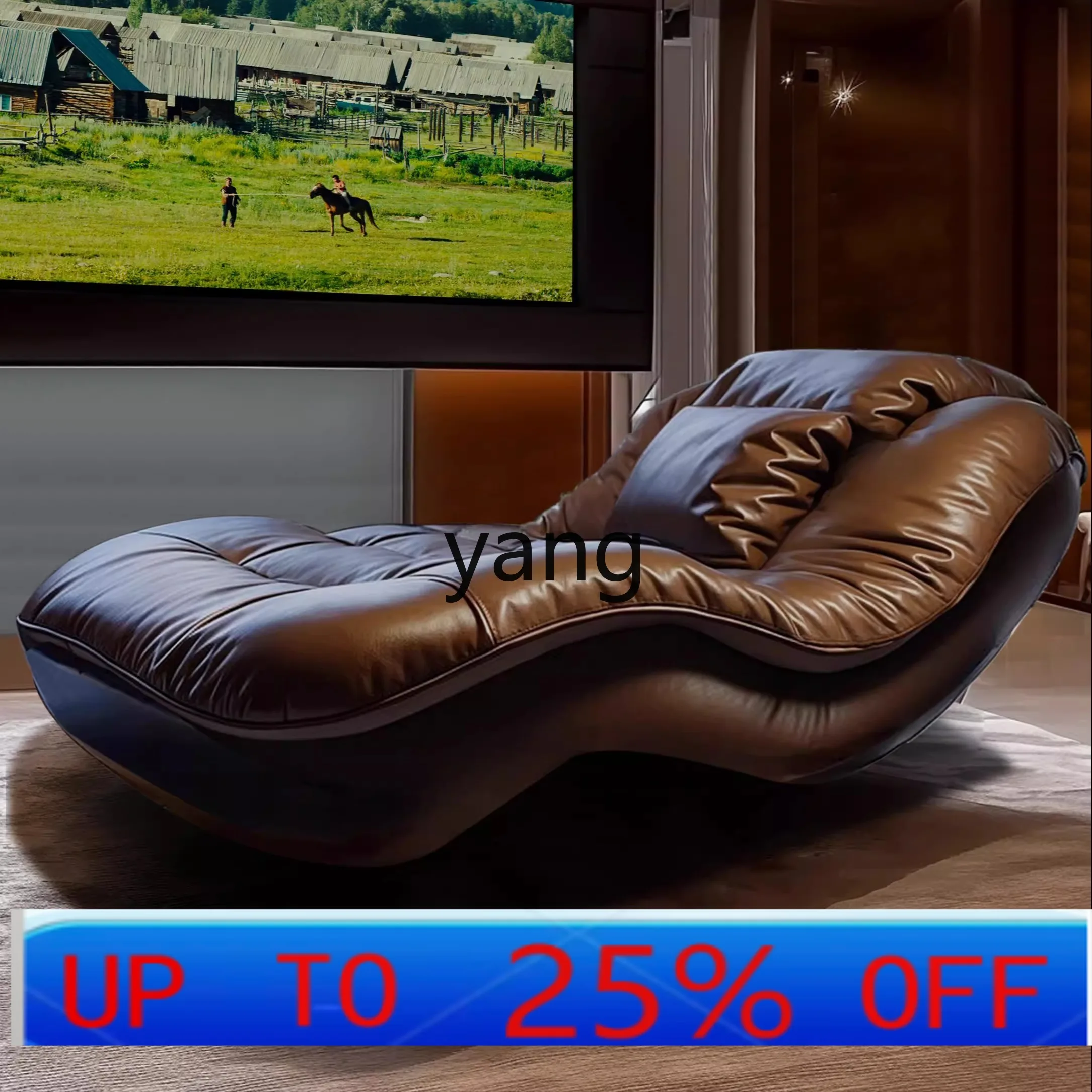 

lmm home theater concubine chair sofa recliner single light luxury lazy chair