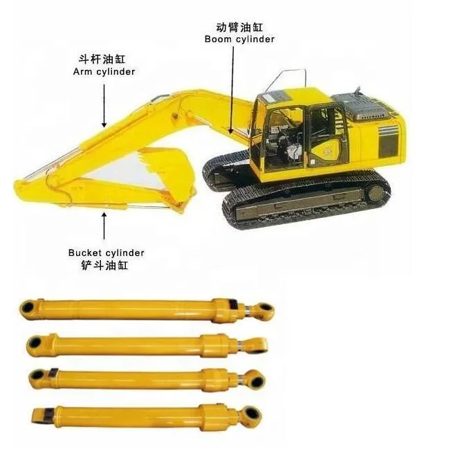 

Excavator Parts PC300-7 Arm Boom Cylinder 707-01-0A464 PC360-7 PC300-7 Bucket Cylinder