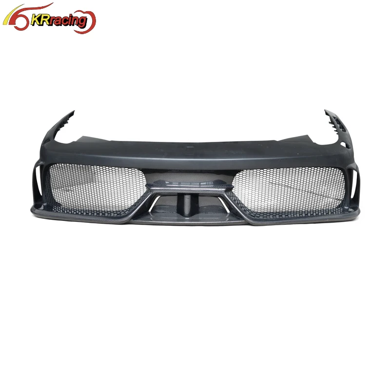

suitable for Speciale Style Half Carbon Fiber Body Kit Front Car Bumper for Ferrari 458 Italia Spider and 2011-2016