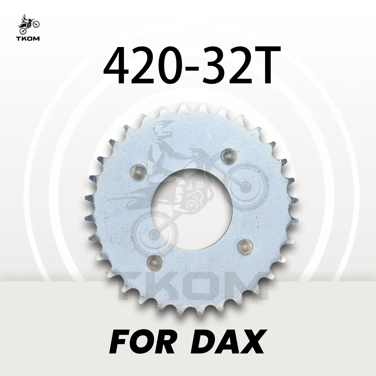 

CT70 420 32T Rear Sprocket Clasp-style design For CT70 1969-1980 DAX Bike Chain transmission System Motorcycle parts