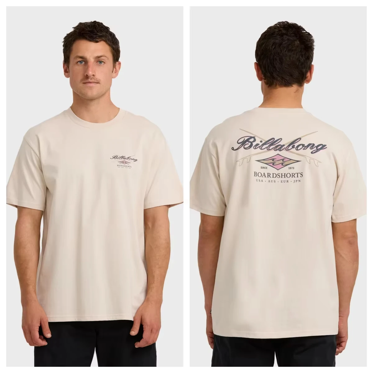 2026 Men Retro Surf Graphic T Shirt, Beach Ocean Short Sleeve Casual Crewneck Tee, Summer Holiday Tops